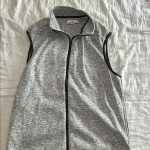 Grand Slam Heather Gray Vest with Black Accents